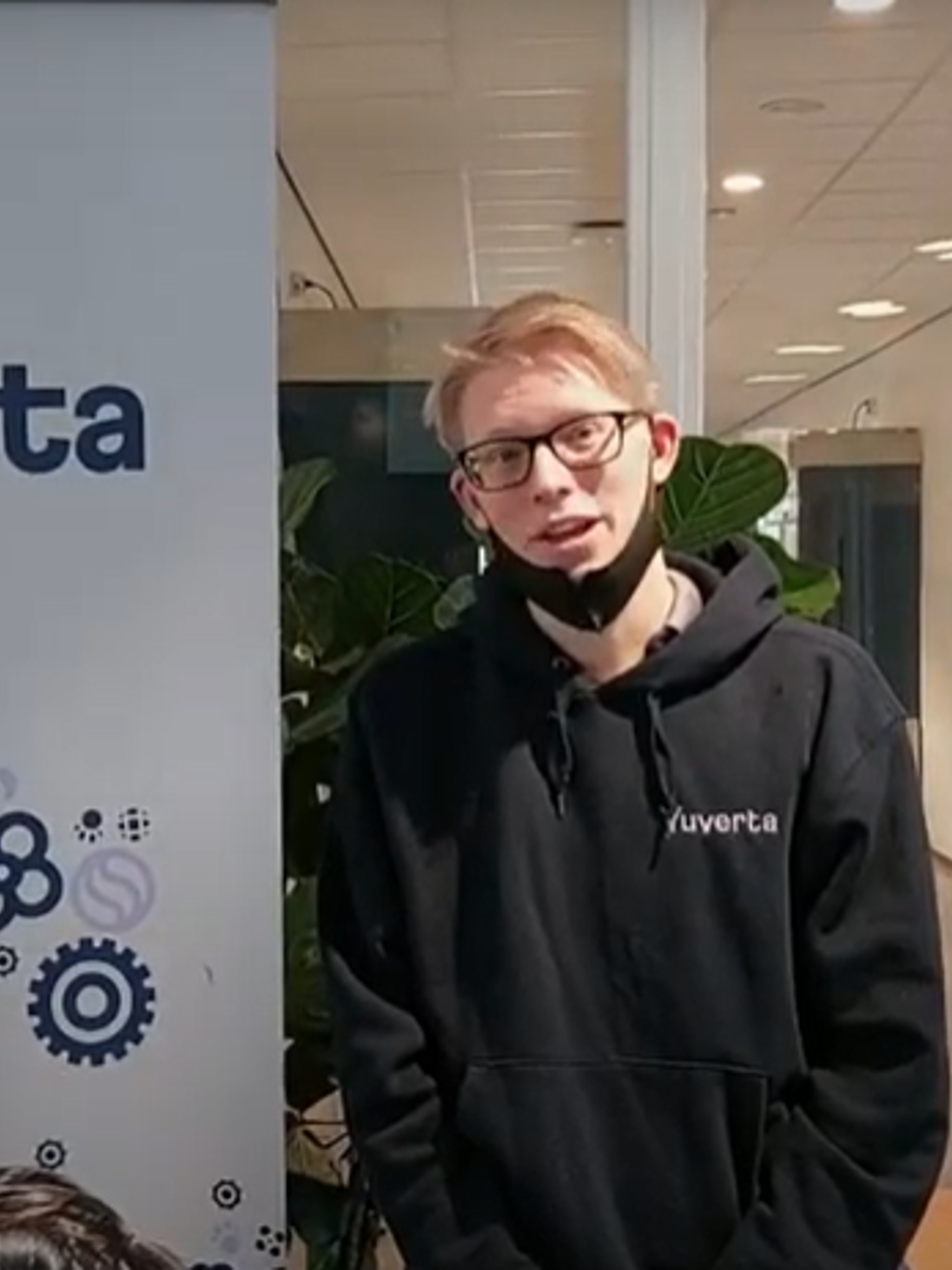 Mbo-studenten op het podium tijdens Skills The Finals 2025