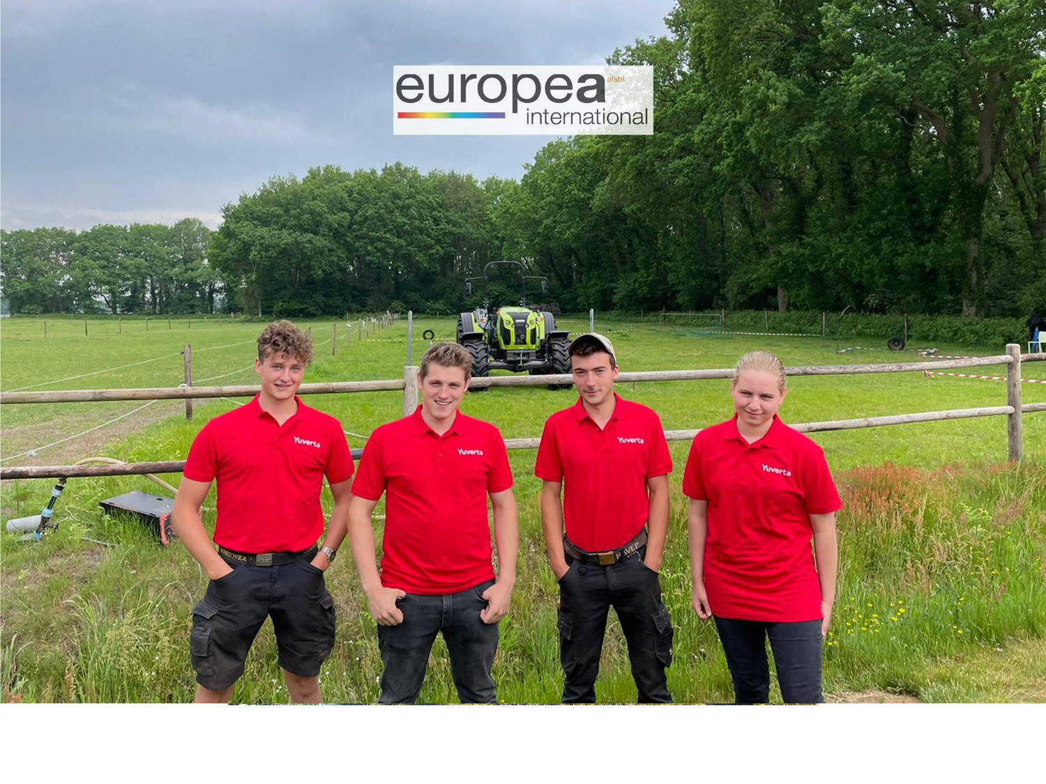 Drie dierenartsen met een hond