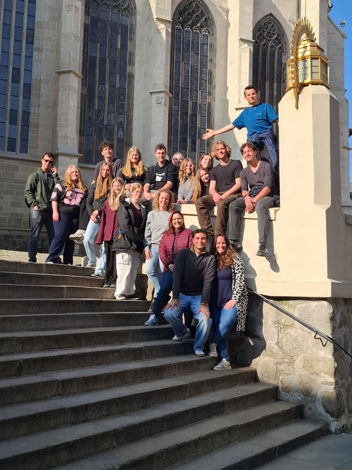 Mbo-studenten op het podium tijdens Skills The Finals 2025