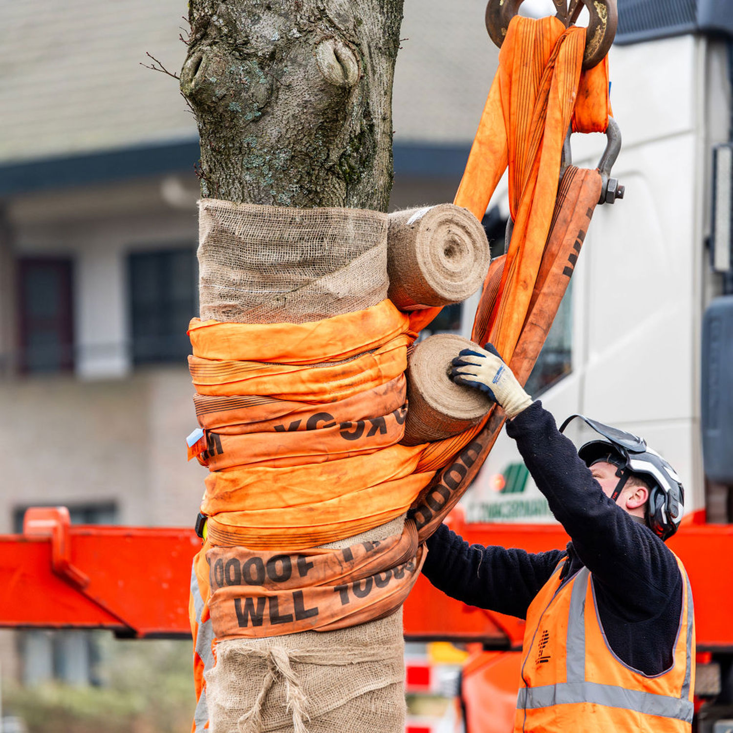 Meisje zittend op een bank voor kluisjes