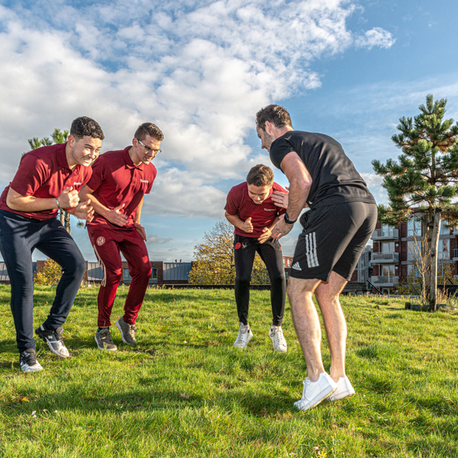 mbo voeding en leefstijladviseur studenten sporten buiten bootcamp