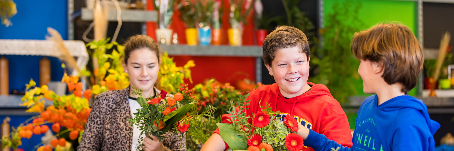vmbo Amersfoort leerlingen werken met groen