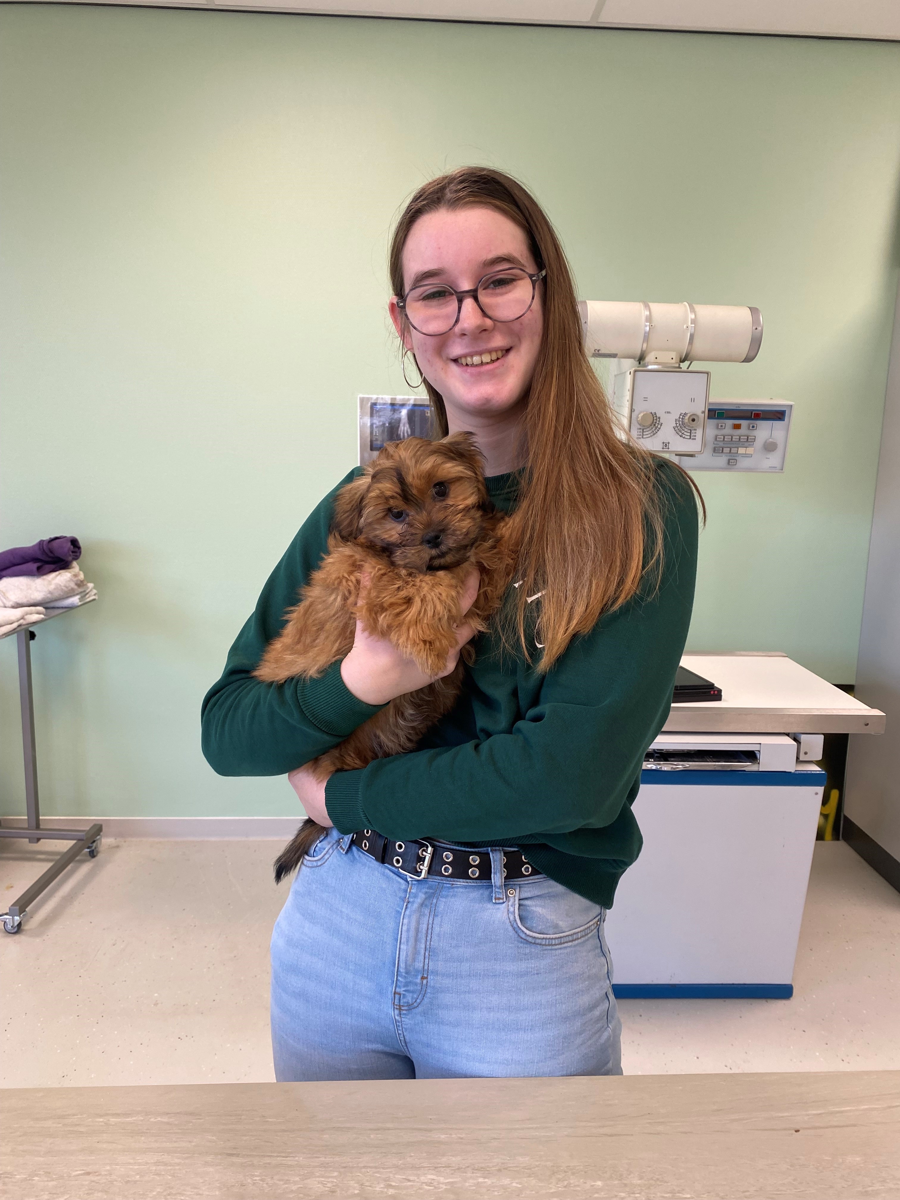 Onze Paraveterinair student Romy