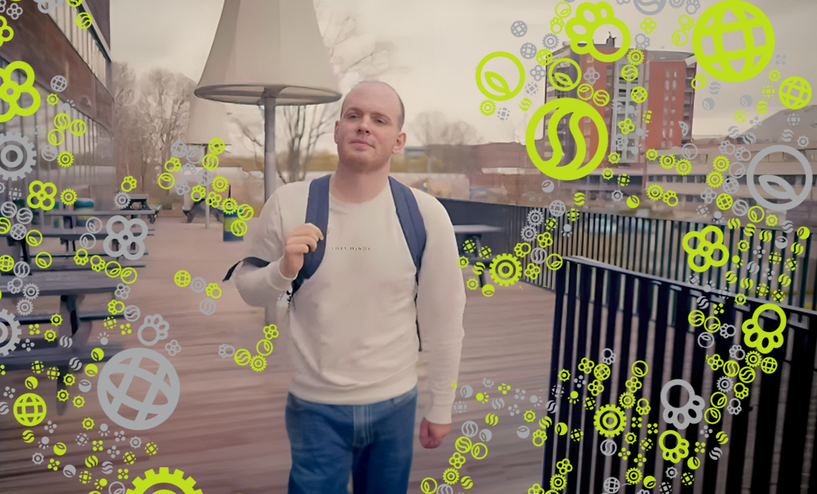 Mbo-studenten op het podium tijdens Skills The Finals 2025